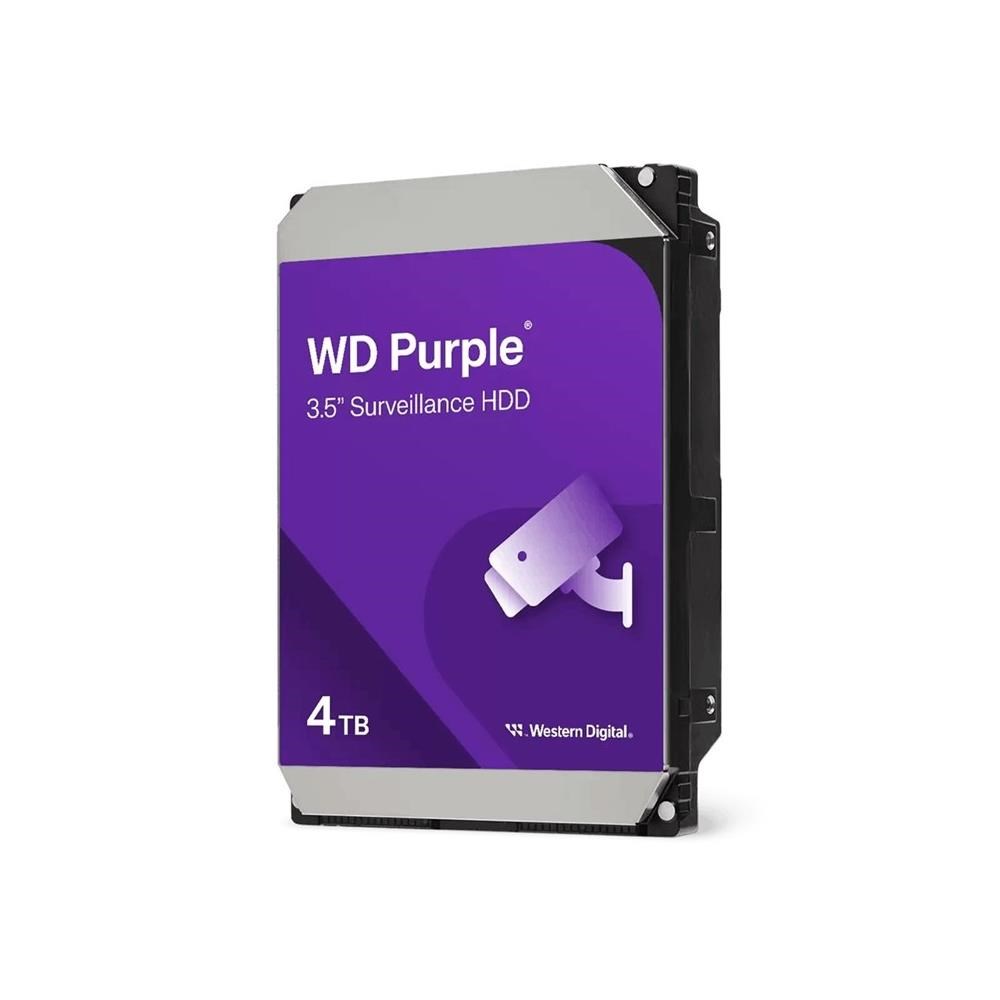 4 TB WD 3.5 PURPLE SATA3 5400RPM 128MB 7/24 GUVENLIK WD44PURZ (3 YIL RESMI DIST GARANTILI)