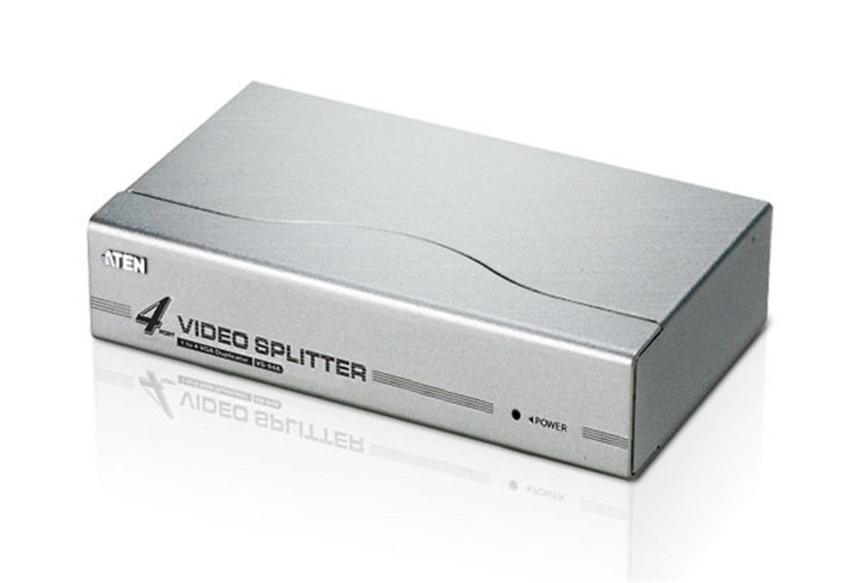 4’lü VGA Video Çoklayıcı (4 Port Video Splitter), 1920 x 1440 dpi, 350 MHz videobant genişliği