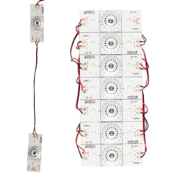 6 Volt Tek Kablolu Birbirine Bağlı Led