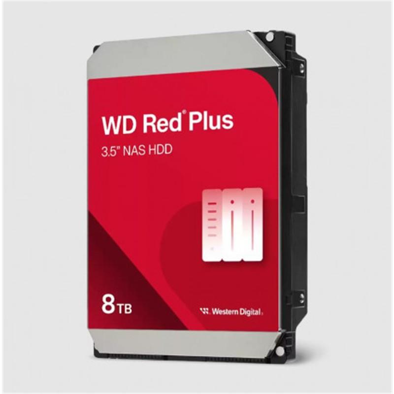 8 TB WD RED PLUS SATA3 5640RPM 256MB WD80EFPX (3 YIL RESMI DIST GARANTILI)