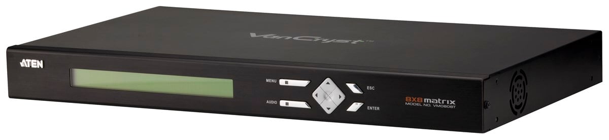 8 x 8 Cat 5 A/V Matrix Switch, 300 metre