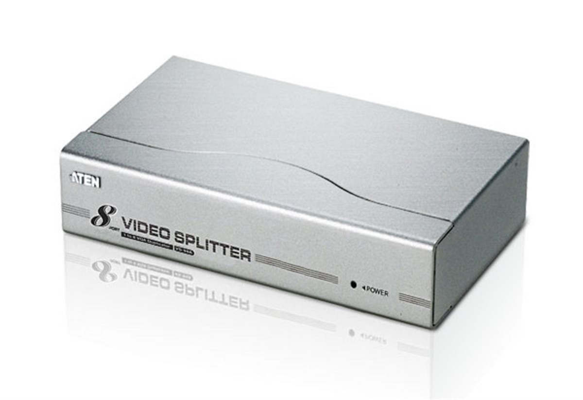 8’li VGA Video Çoklayıcı (8 Port Video Splitter), 1920 x 1440 dpi, 350 MHz videobant genişliği<br>
8'li VGA Splitter (350MHz)