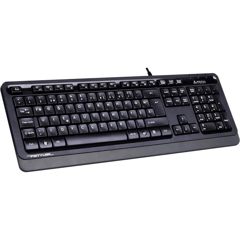 A4 TECH FK10 F TR MM GRİ/SİYAH USB KABLOLU KLAVYE