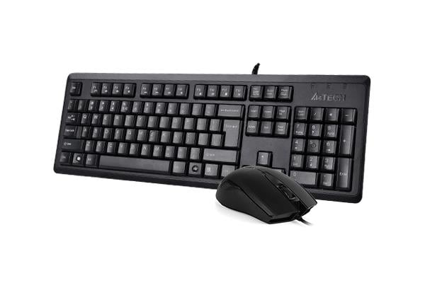 A4 TECH KR-9276 Q Türkçe USB Standart Siyah Klavye+ Mouse