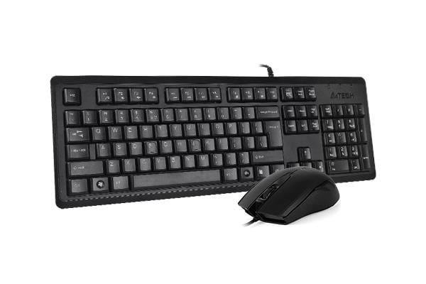 A4 TECH KR-9276 Q Türkçe USB Standart Siyah Klavye+ Mouse