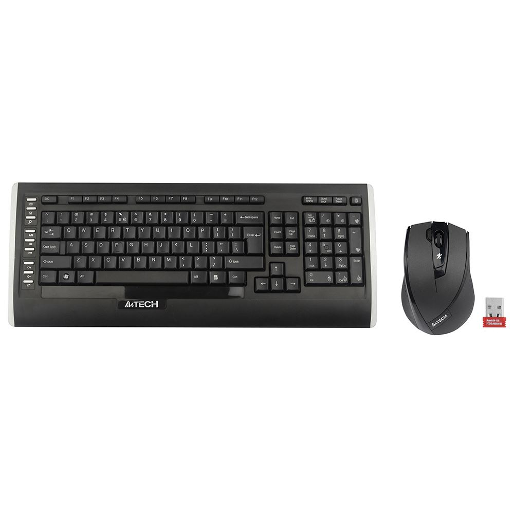A4TECH 9300F Kablosuz Q Trk Siyah Klavye - Mouse Set