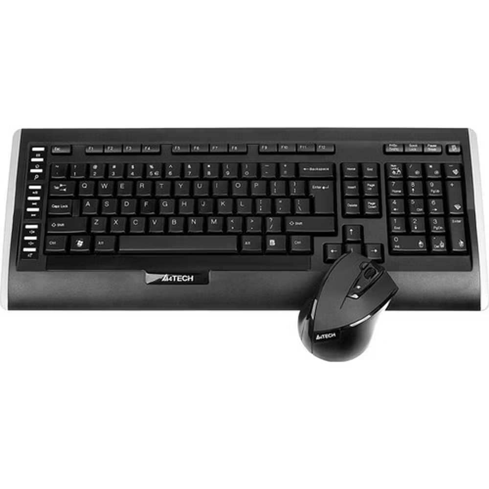 A4TECH 9300F Kablosuz Q Trk Siyah Klavye - Mouse Set