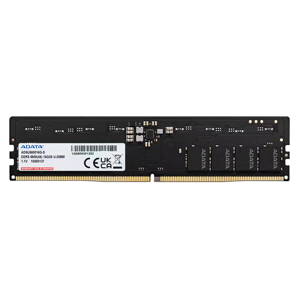 ADATA 16GB DDR5 5600MHZ CL46 PC RAM AD5U560016G-S