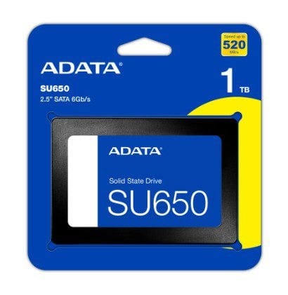 ADATA 1TB SU650 ASU650SS-1TT-R 520-450MB/s SATA-3 Disk