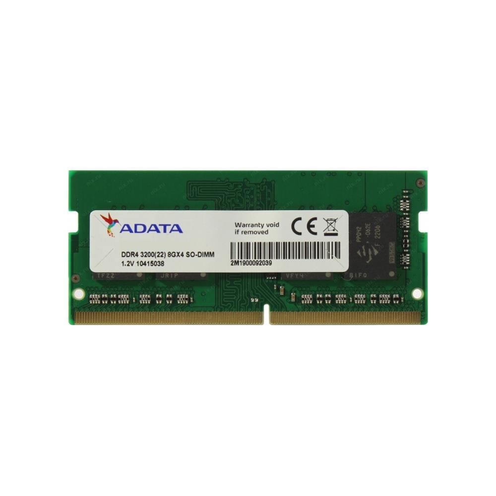 ADATA 8GB 3200Mhz DDR4 NOTEBOOK RAM BULK ADTSO3200/8