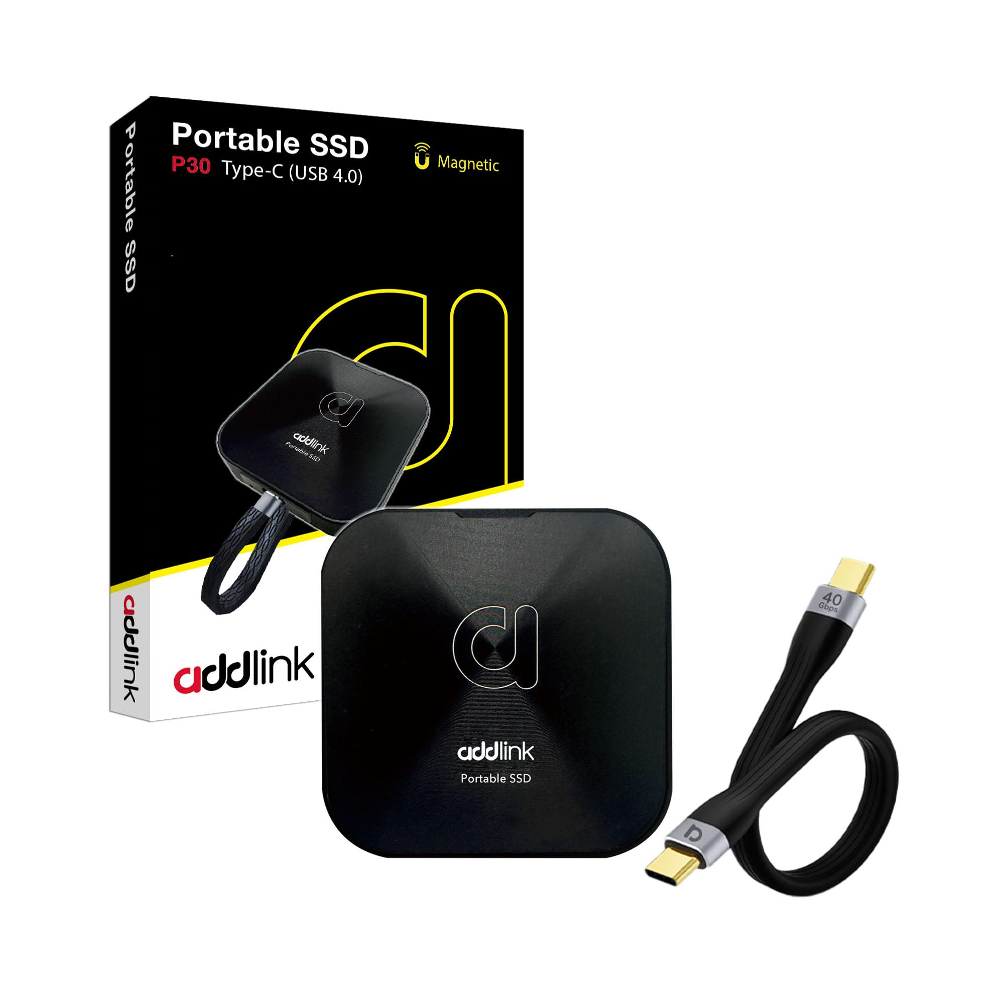 ADDLINK 1TB P30 AD1TBP30B4K 4000-3600MB/s TYPEC SSD Harici Disk