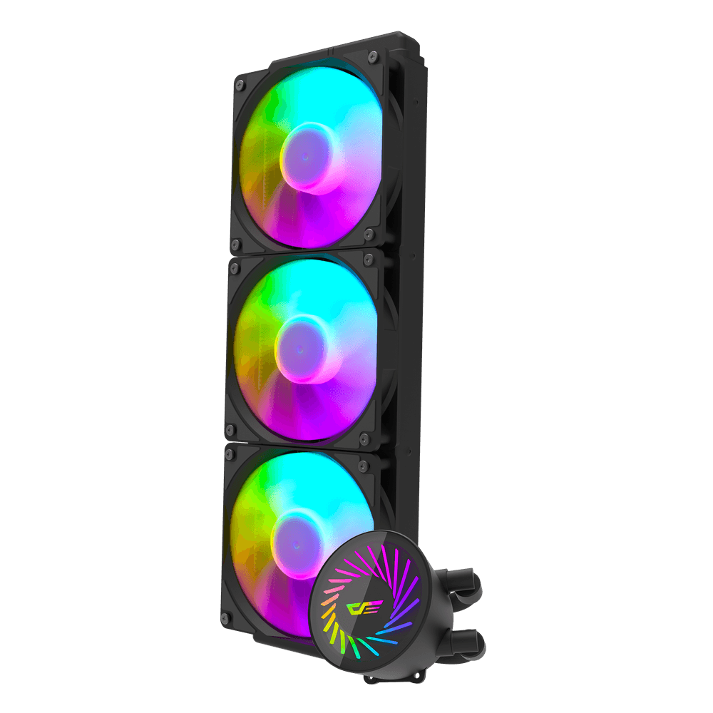 AIGO DCS360 LGA1700/AM4/AM5 360 mm ARGB Siyah Sıvı Soğutma