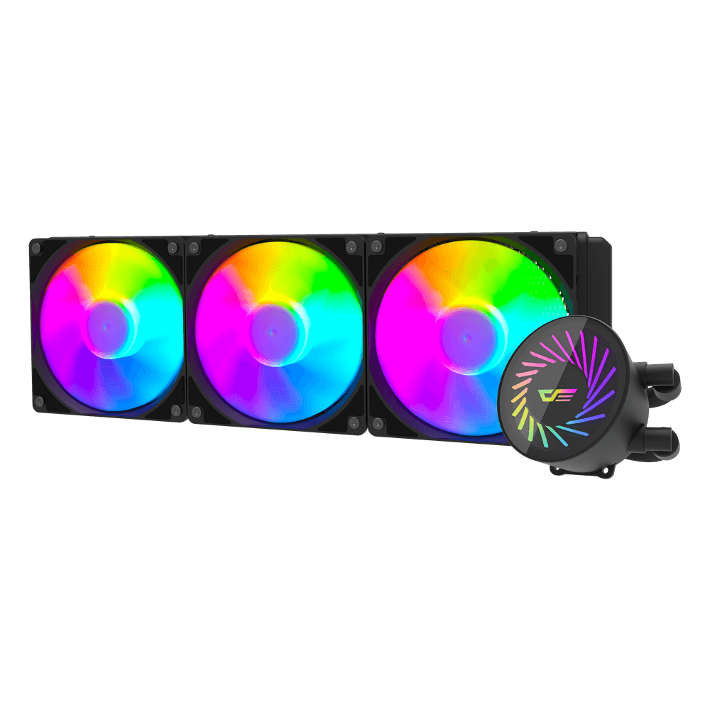AIGO DCS360 LGA1700/AM4/AM5 360 mm ARGB Siyah Sıvı Soğutma