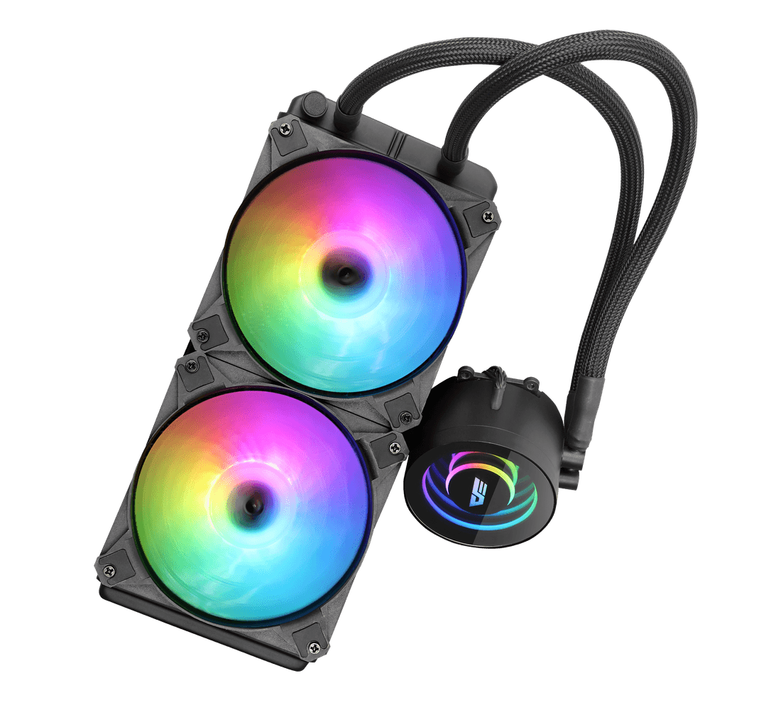 AIGO DX240 V2.6 1700/1851/1200/AM5/ 240 mm ARGB Siyah Sıvı Soğutma
