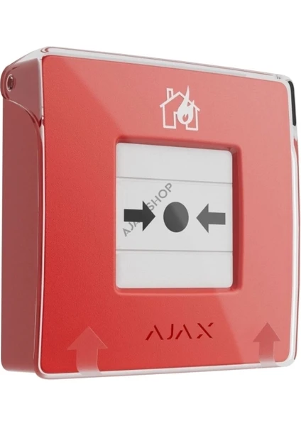AJAX Manual Call Point Kablosuz Kırbas Buton Kırmızı