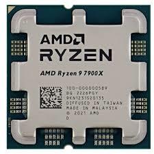 AMD Ryzen 9 7900X (12 Çekirdek) Up to 5.6 GHz 64mb AM5 İşlemci Tray (Fansız)