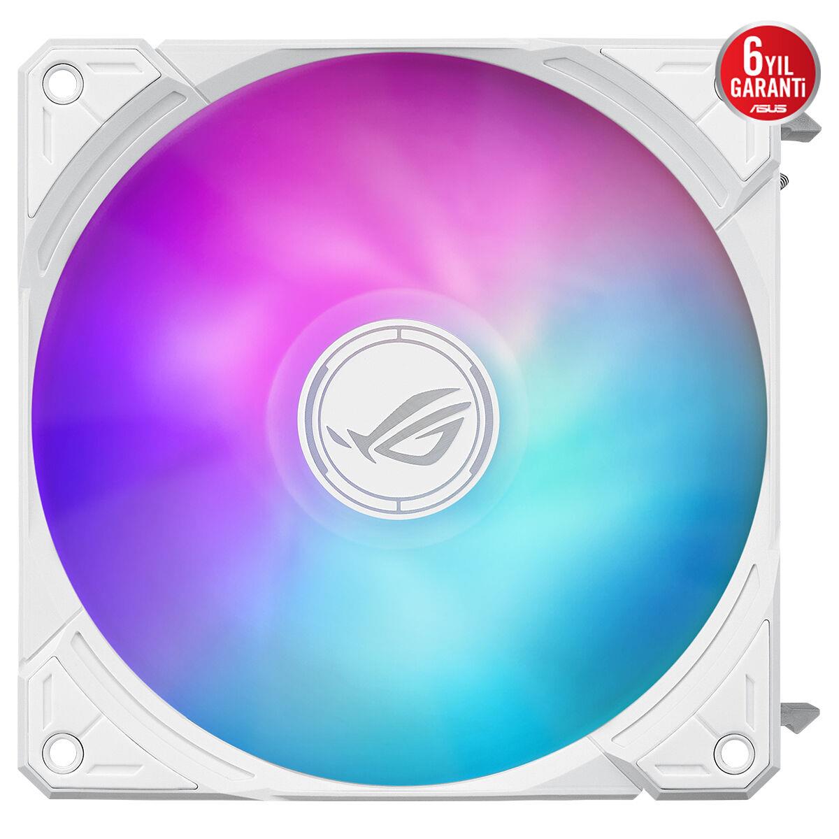 ASUS 360mm ROG RYUO IV 360 WHITE ARGB Sıvı Soğutmalı AM5-1851p İşlemci Fanı Beyaz