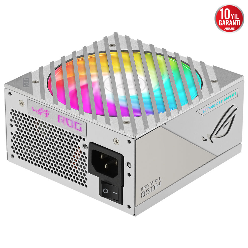 ASUS 850w 80+ Platinum ROG LOKI SFX-L Tam Modüler SFX Power Supply Beyaz / 90YE00N2-B0NA00