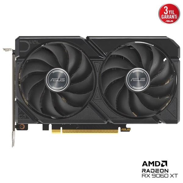 ASUS 8GB DUAL RX9060XT-8G GDDR6 128bit HDMI DP PCIe 5.0