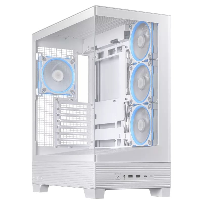 ASUS A31 PLUS TG ARGB WHITE ATX KASA