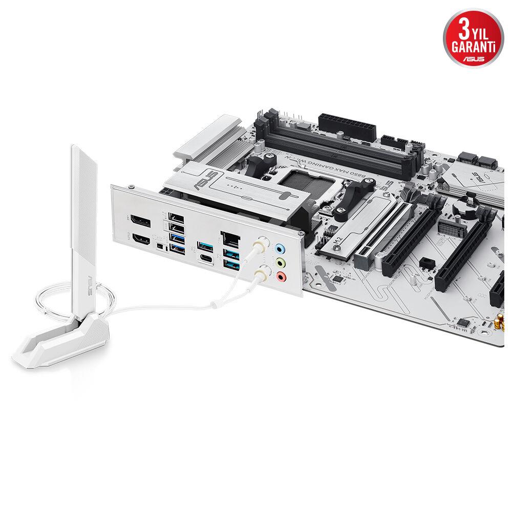 ASUS B850 MAX GAMING WIFI W 4xDDR5 HDMI+DP 3xM.2 AM5 ANAKART