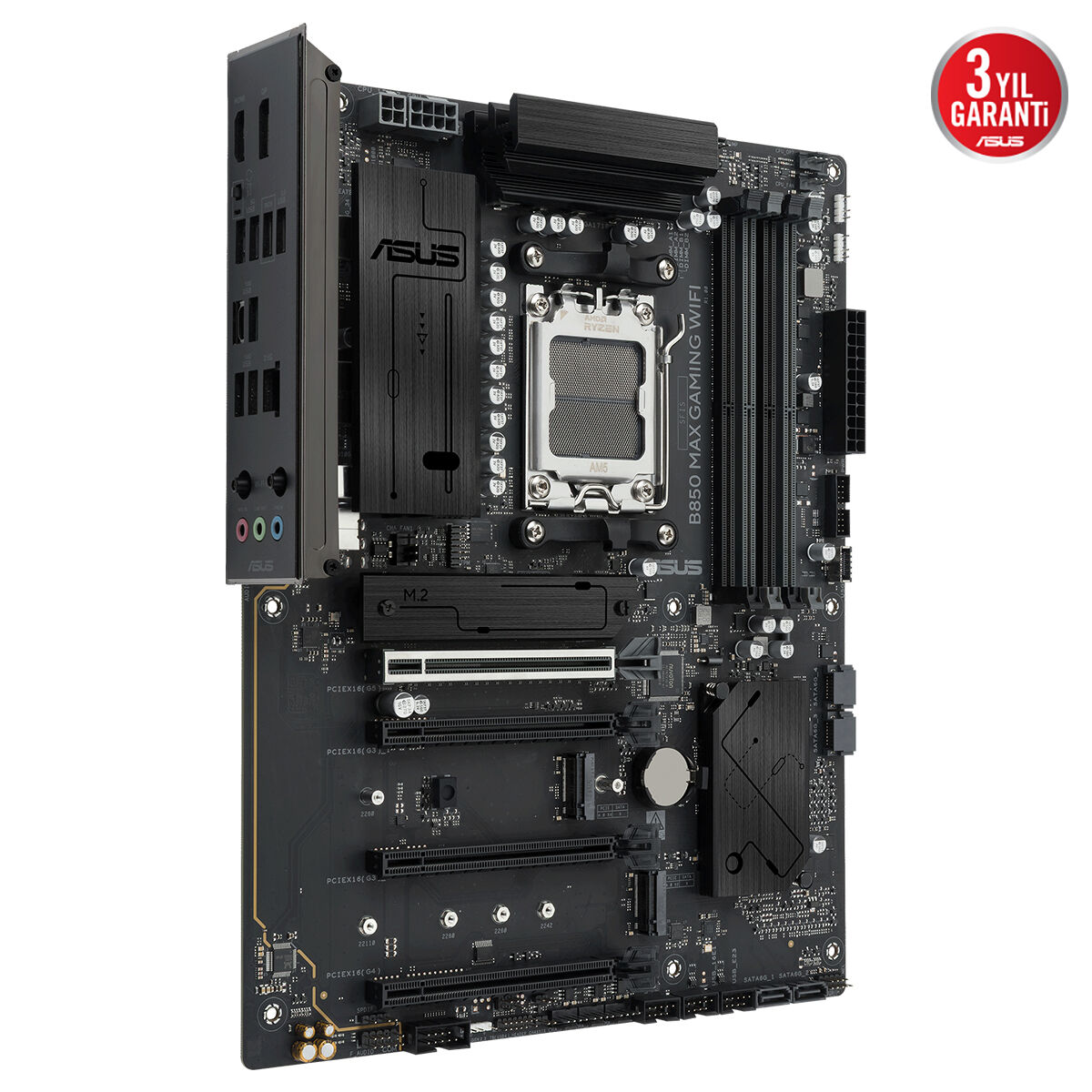 ASUS B850 MAX GAMING WIFI6E DDR5 HDMI-DP PCIE 5.0 AM5 ATX Kurumsal Anakart