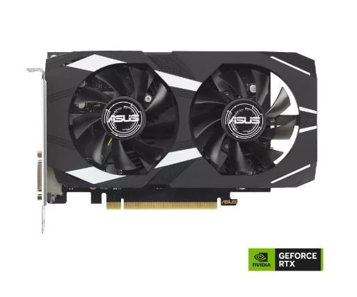 ASUS DUAL-RTX3050-O6G 6GB Geforce RTX3050 GDDR6 96bit HDMI DVI/DP 16x Ekran Kartı