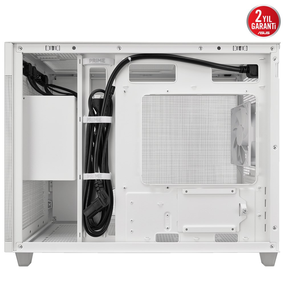 ASUS PRIME AP201 MESH WHITE Gaming Micro-Tower PC Kasası Beyaz / 90DC00G3-B39000