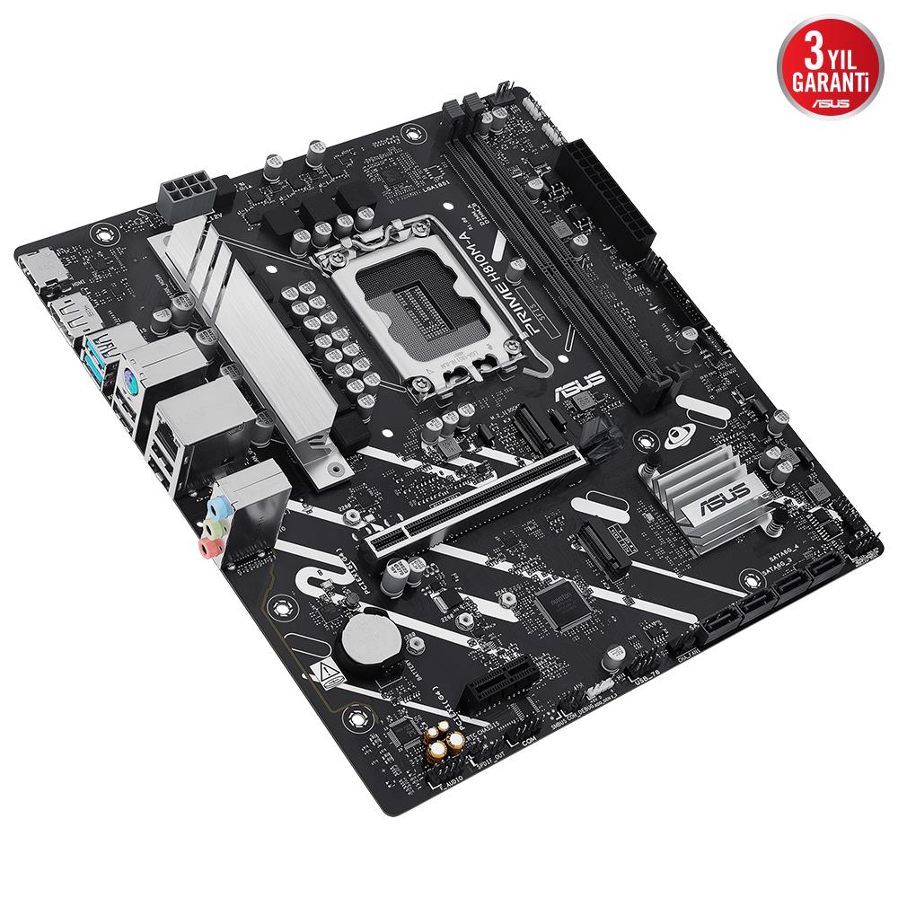 ASUS PRIME H810M-A-CSM H810 DDR5 (Vga Yok) GLan mATX HDMI DP M2 PS2 1851p Anakart