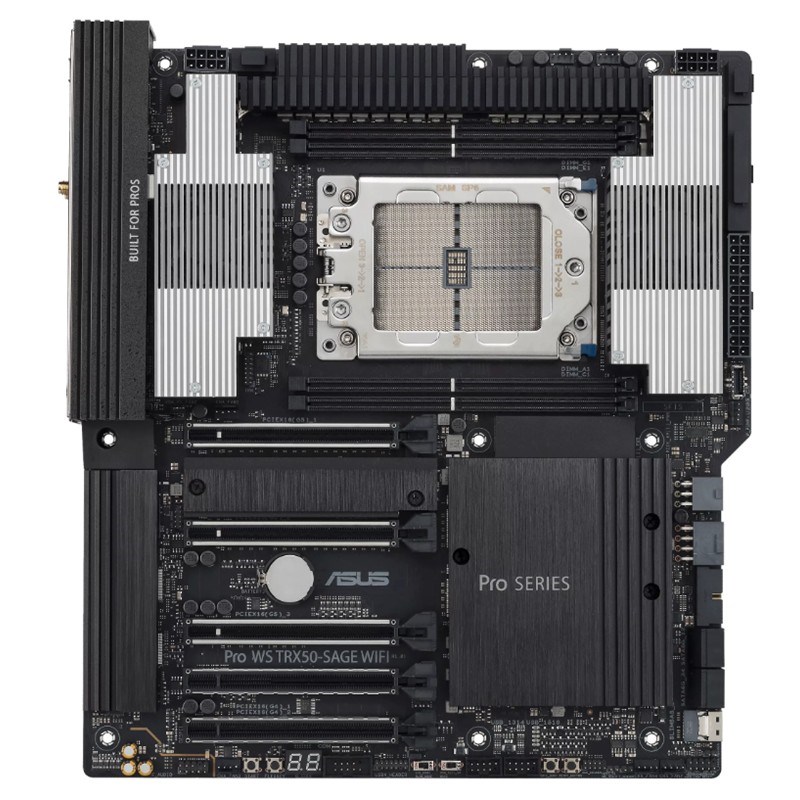 ASUS PRO WS TRX50-SAGE WIFI DDR5 3XM.2 USB WIFI7 (AMD THREADRIPPER PRO 9000/7000 WX SERİLERİ İLE UYUMLU)