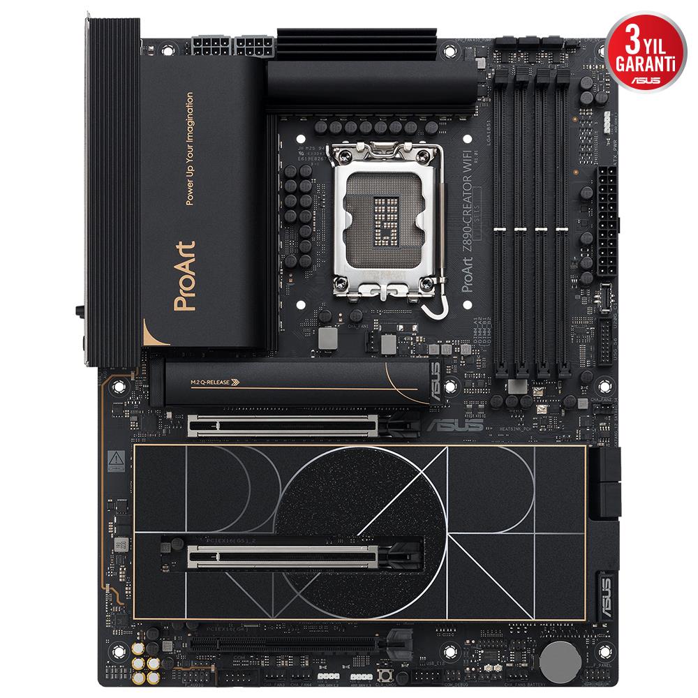 ASUS PROART Z890 CREATOR WIFI-7 DDR5 HDMI DP PCIE 5.0 1851p ATX
