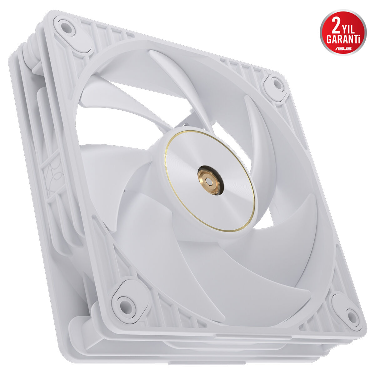 ASUS ProArt PF120 Beyaz 120mm PWM Kasa/Radyatör Fanı (3lü Paket + Kontrolcü) / 90DA00M3-B09020