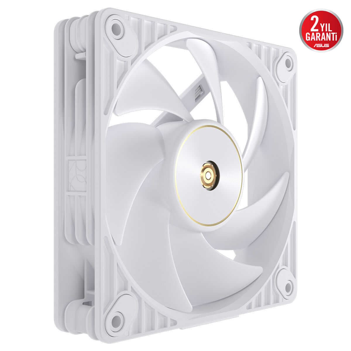 ASUS ProArt PF120 Beyaz 120mm PWM Kasa/Radyatör Fanı (3lü Paket + Kontrolcü) / 90DA00M3-B09020