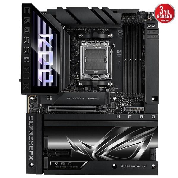 ASUS ROG CROSSHAIR X870E HERO BTF DDR5 HDMI-DP PCIE 5.0 AM5 ATX