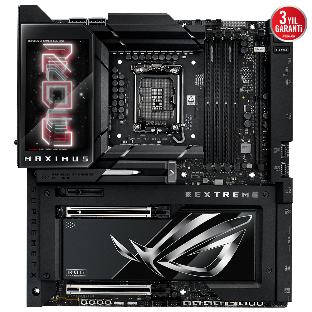 ASUS ROG MAXIMUS Z890 EXTREME WIFI7 DDR5 HDMI-THUNDERBOLT5 TYPEC PCIE 5.0 1851p ATX