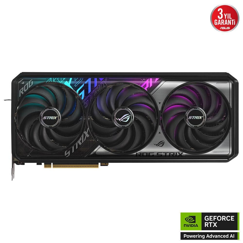 ASUS ROG-STRIX-RTX5070TI-O16G-GAMING-NVIDIA-GEFORCE-RTX 5070 TI-16GB GDDR7-256bit--OC-2xHDMI-3xDP-RGB-DLSS4 EKRAN KARTI
