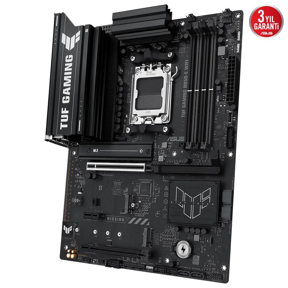 ASUS TUF GAMING B850-E WIFI 4xDDR5 HDMI+DP 3xM.2 AM5 ANAKART