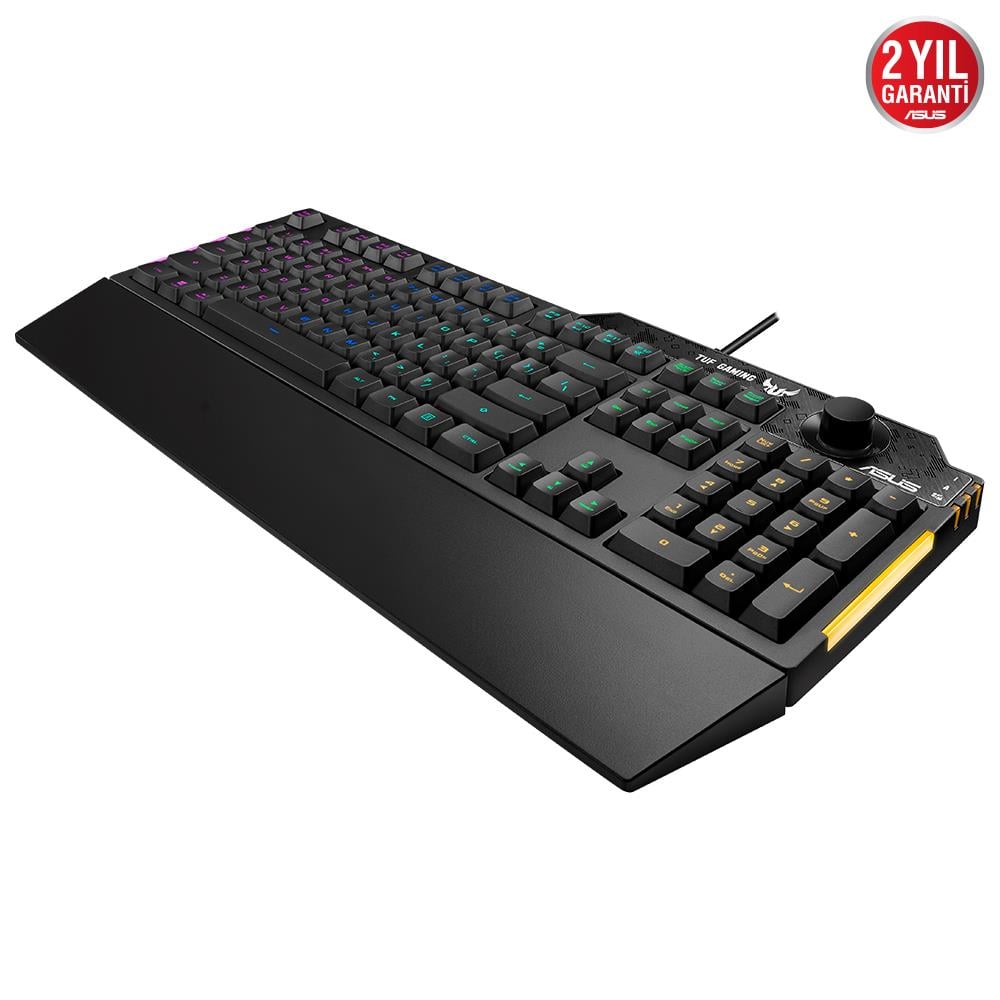 ASUS TUF GAMING K1 RGB MECH BRANE TR SİYAH USB TR GAMING KLAVYE Q