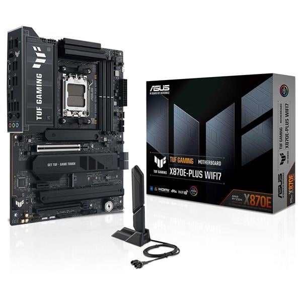 ASUS TUF GAMING X870E PLUS WIFI7 DDR5 HDMI DP PCIE 5.0 AM5 ATX