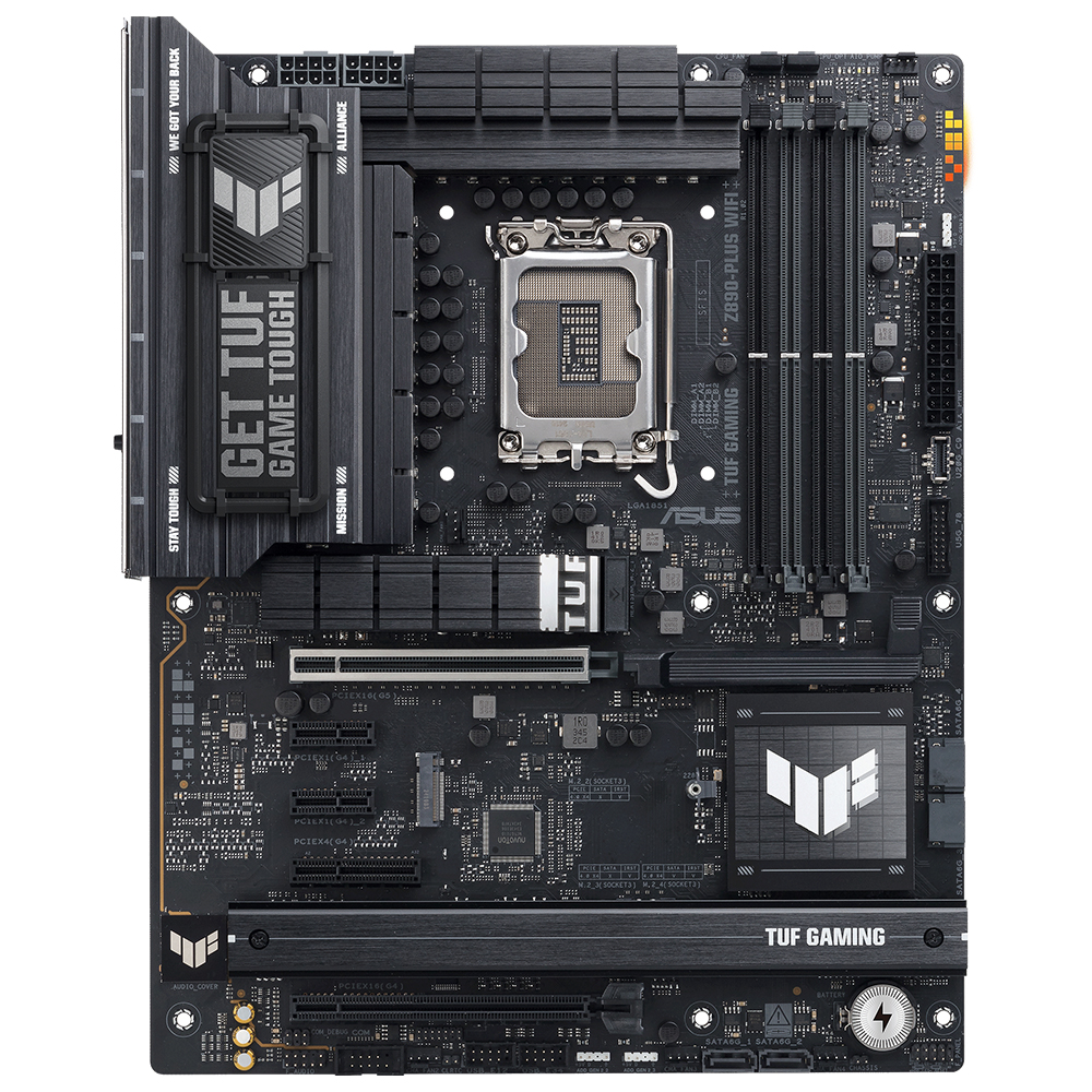 ASUS TUF GAMING Z890-PLUS WIFI-7 DDR5 THUNDERBOLT-HDMI DP PCIE 5.0 1851p ATX