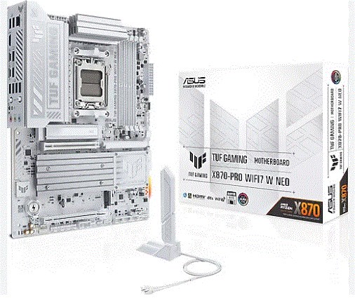 ASUS TUF GMG X870-PRO WIFI7 W NEO X870 DDR5 (Vga Yok) GLan 5GB ATX HD TYP-C WIFI BT AM5 AMD Anakart