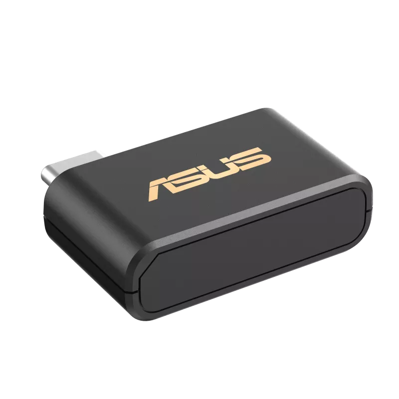 ASUS USB-BE93 MINI WIFI7 BE6500 Üç Bant Typec Kablosuz Ağ Adaptörü / 90IG0AK0-MO0B00