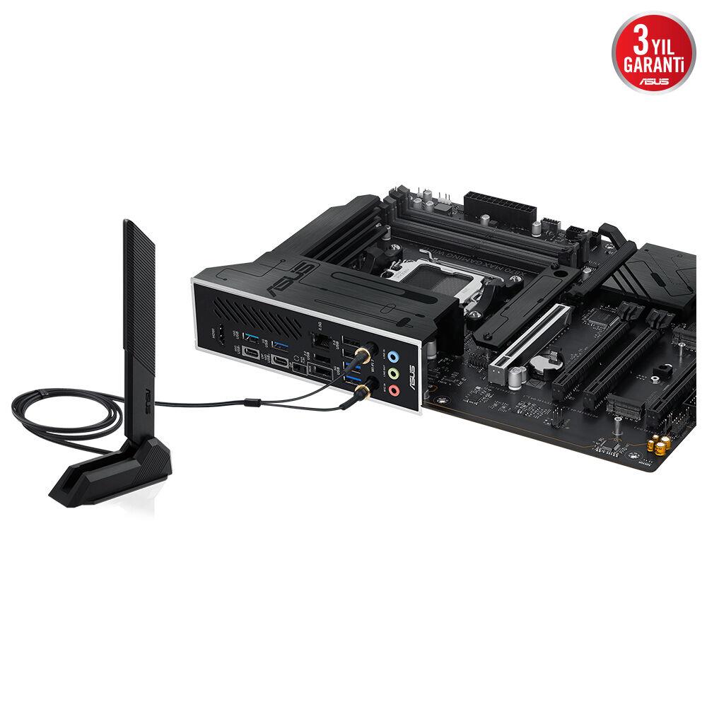 ASUS X870 MAX GAMING WIFI7 4xDDR5 HDMI+DP 3xM.2 AM5 ANAKART