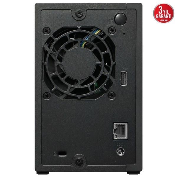 ASUSTOR 2diskli Realtek QC-1GB RAM-Gigabit Nas Server AS1102TL