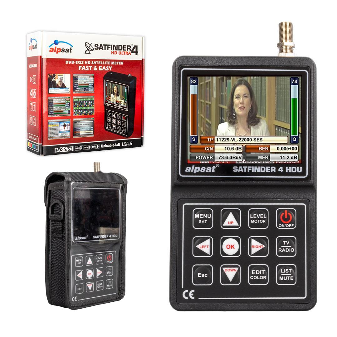 Alpsat Satfinder 4 HD Ultra 3.5 LCD Ekranlı Uydu Yön Bulucu (AS04-HDU)