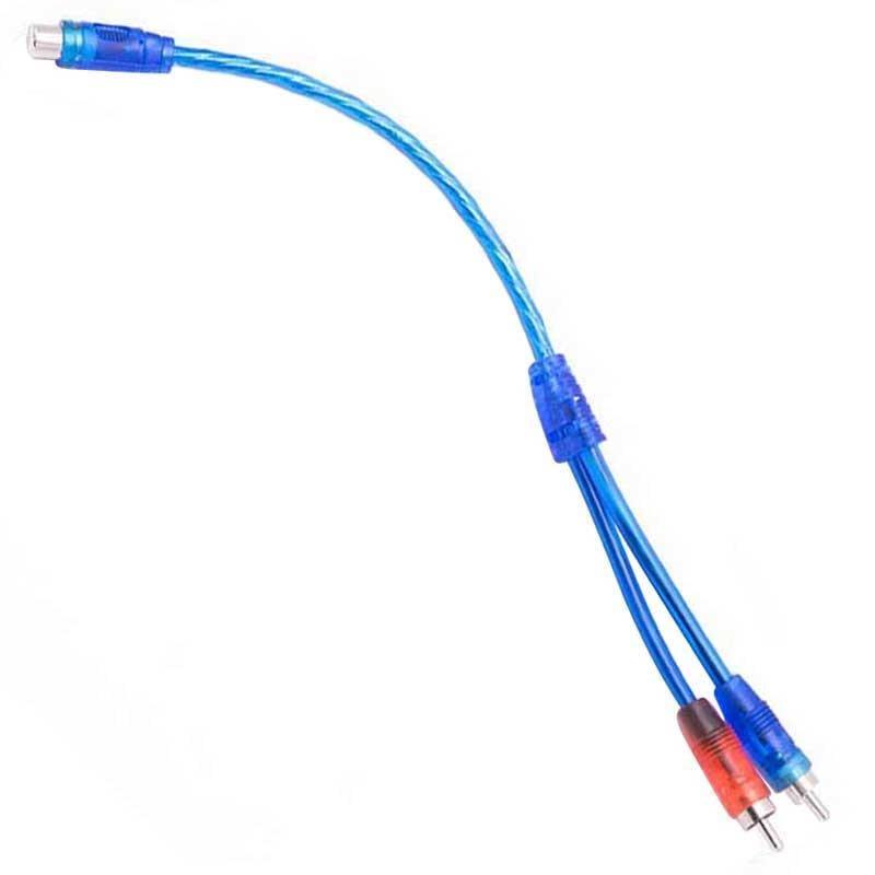 Powermaster PM-17604 1 Dişi 2 Erkek RCA Y Kablo 30 Cm Silikon Kaplı Ses ve Anfi Bağlantı Kablosu