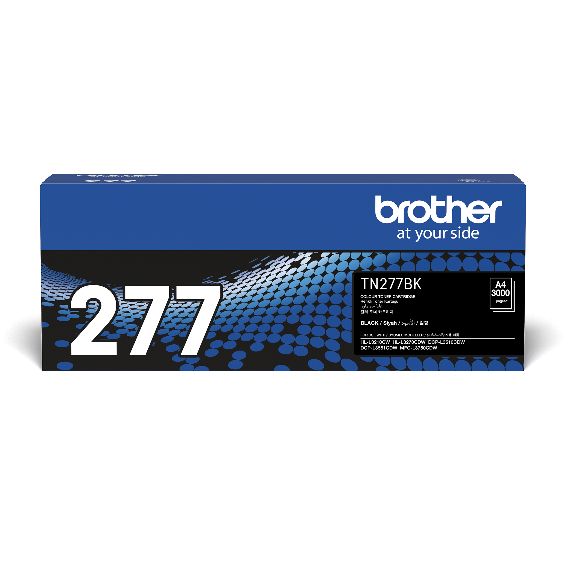 BROTHER TN-277BK Siyah 3.000 Sayfa Yüksek Kapasiteli Lazer Toner