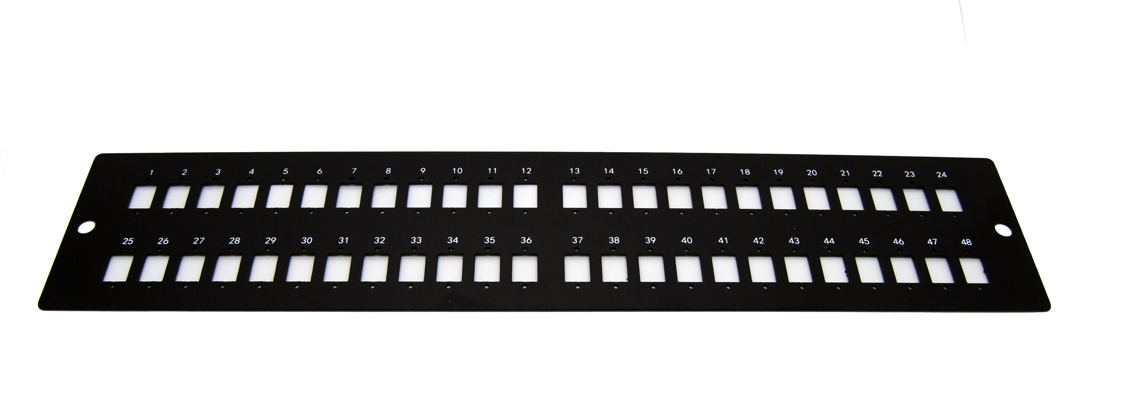 Beek BN-FP192U-QL Model Fiber Patch Panel Kutusu için 2U 48LC DX Ön Plaka Seti, 1'li, coupler hariç<br>
Beek 2U 48LC DX front plate sets, single front plates. Front plates for BN-FP192U-QL (without couplers installed)