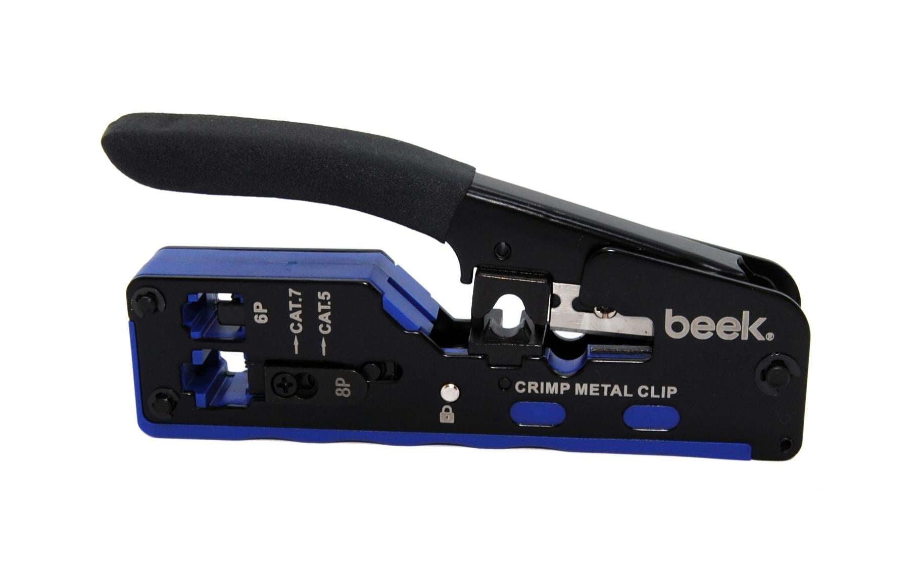 Beek CAT5/CAT6/CAT7 Modular plug crimp tool, blue color