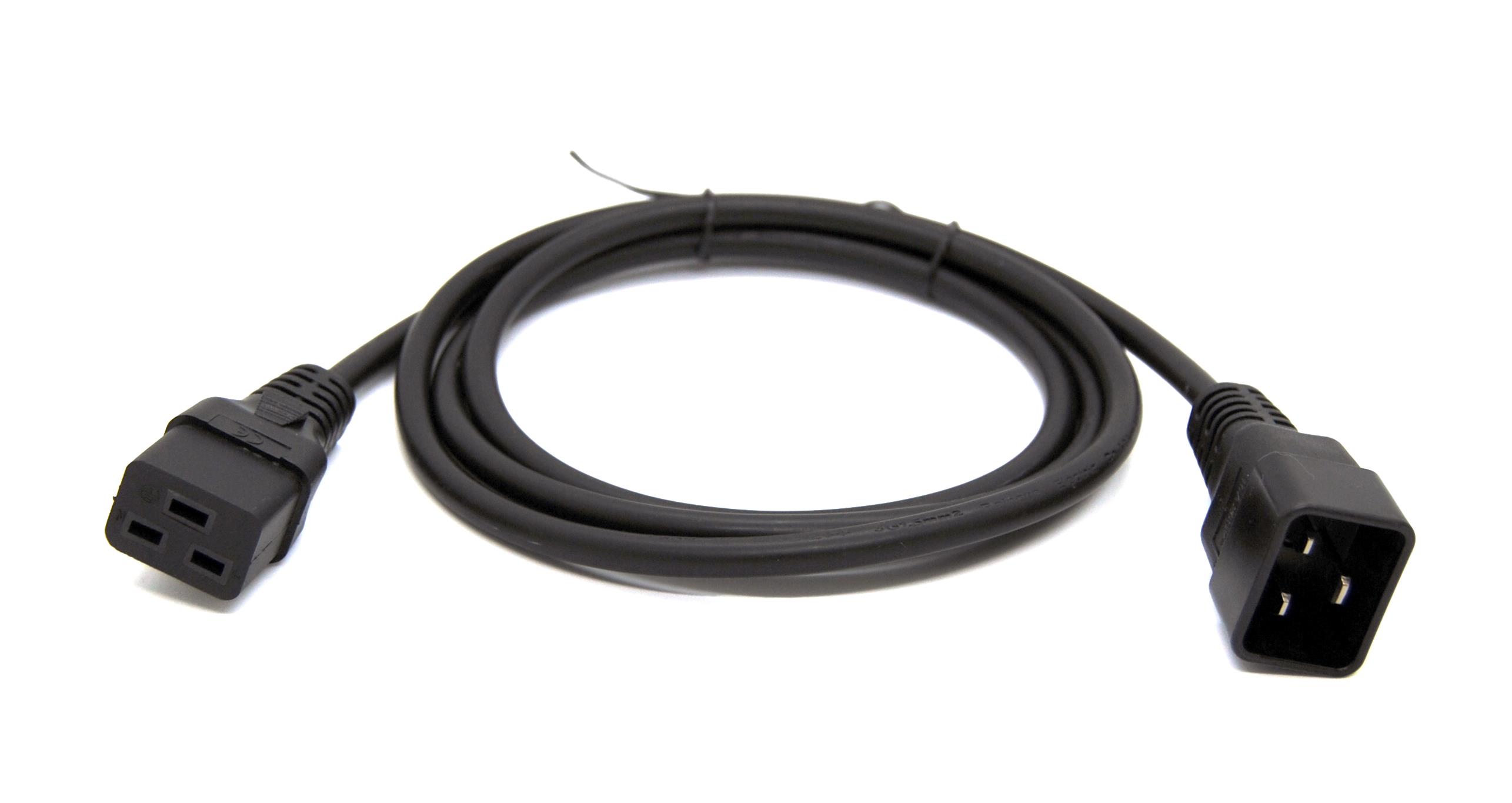 Beek Güç Kablosu, C19 <-> C20, 1.80 metre 3*1.5MM2 H05Z1Z1-F, LSZH<br>
Beek LSZH Power Cable C19 To C20 1.8M 3*1.5MM2 H05Z1Z1-F